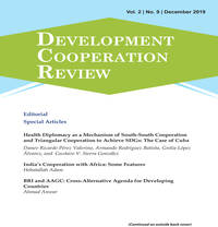 DEVELOPMENT COOPERATION REVIEW Vol. 2 | No. 9 | December 2019